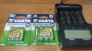 Мини пальчиковые Аккумулятор Varta Recharge Accu AAA 1000mAh