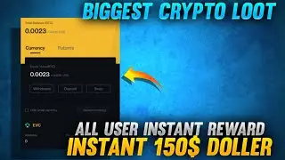 NEW BIGGEST AIRDROP ||150$ DOLLER FREE EVC  TOKEN || paya one Withdrawal