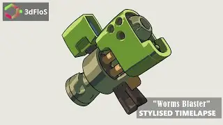 Blender 3D Toon Modeling timelapse 