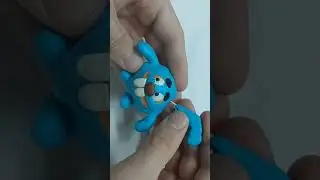 Копатыч в костюме Кроша из пластилина
