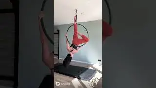 Slow Aerial Hoop Dance for Beginner (with tips) #tutorial