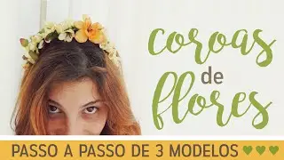 COROAS DE FLORES | para fotos e festas