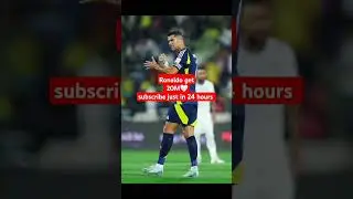 Ronaldo get 20M subscribe just in 24 hours #ronaldo