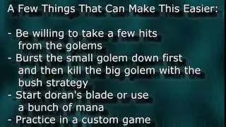 Out of Date How to do Double Golems as an Ad and a Support in Season 3   League of Legends LoL