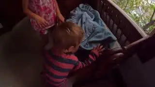 David and Abi waiting for the baby