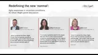 Redefining the new ‘normal’: Agile responses in uncertain conditions.