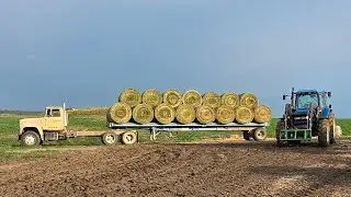 Cutting, Baling And Wrapping Bales!!