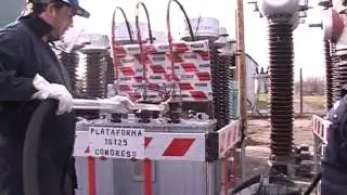Limpieza y lubricación de centro de transformación - 13,2 kV. (Trabajos con Tensión)