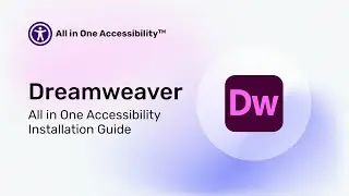 Dreamweaver All in One Accessibility Installation Guide