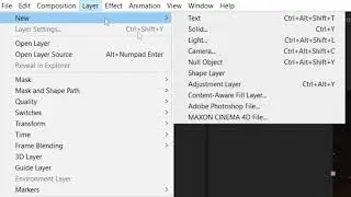 adjustment layer vs null object layer