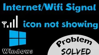 How to : show internet/Wi-Fi icon | Wi-Fi signals not showing | Problem Solved | 2021