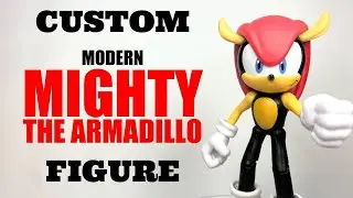 Custom Modern Mighty the Armadillo Figure