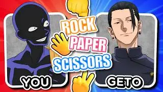 LET’S PLAY ROCK PAPER SCISSORS! ✊✋✌️ You vs Anime Characters! | ANIME QUIZ 🔥