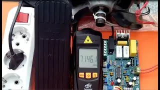 Подключение педали(2) к  регулятору  Оптима