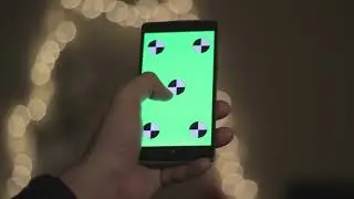 Mobile phone swipe green screen - vfx