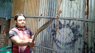 Sirupate Khukuri Test Cutting
