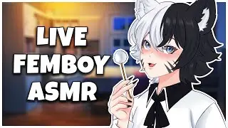 🤍 Live 3DIO ASMR | Femboy Ear Cleaning & Tingles ✨🤍