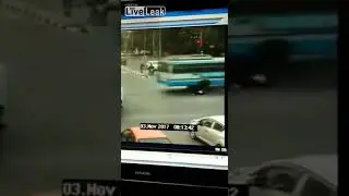 Fails 2017   Big Accident Bus vs Scooter