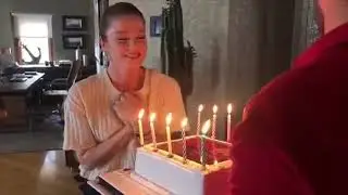 Kuzgun ekibinden Burcu Biriciğe doğum günü süprizi!