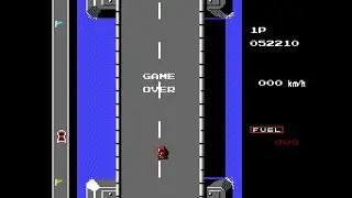 Road Fighter - Game Over Screen