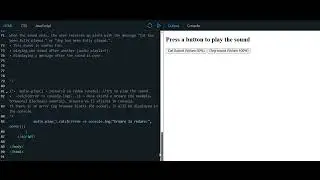 Example audio object in javaScript