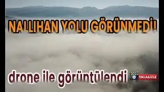 #Nallıhan yolu görünmüyordu