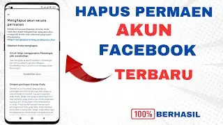 Cara Menghapus  Akun Facebook Permanen Terbaru | Hapus Akun Facebook Permanen
