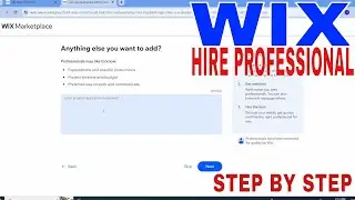 ✅  How To Hire A Professional On Wix 🔴