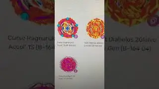 List on my Beyblade’s that I currently have