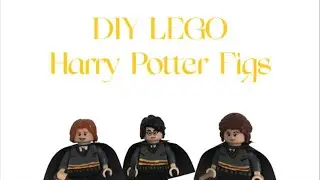 DIY LEGO Harry Potter Torsos With Paint!