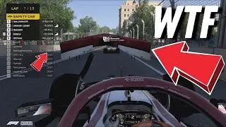 The front wing just flew off... TWICE!
