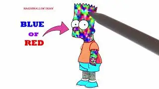 Guess the color Bart Simpson l Procreate