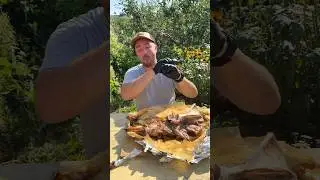 Как правильно запечь целую ногу на мангале! 