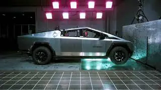 Elon Musk TRUCKS TESTING TESLS SYBER TRUCK
