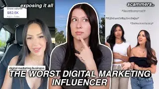 The WORST Digital Marketing Influencer.. Scammer Alert?