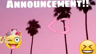 Announcement