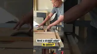 A cool trick to get a clean edge. #tip #trick #woodwork #woodworking #hack #tools #wood #trick #diy