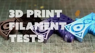 Prop: Shop - 3D Printer Filament Tests for Prop Making