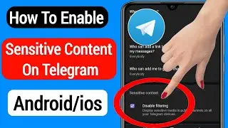 How To Enable Sensitive Content On Telegram ( Android/ios) | Telegram Sensitive Content Setting