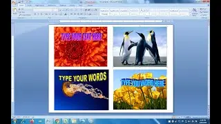 How to insert picture in word | How to insert multiple images in ms word | ms word picture and text