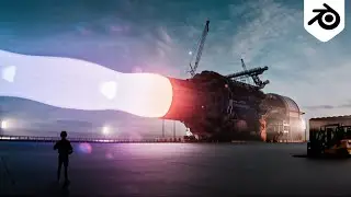 Rocket Nozzle and Exhaust in blender 3.1 | tutorial | EEVEE | realtime