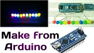 How To Make LED Chaser Using Arduino | LED Chaser Using Arduino Nano | Generate Different Patterns