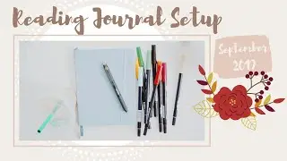 🍂 September Reading Journal Set Up 🍂