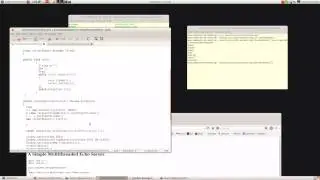 Multithreaded Echo Server and Graphical Client