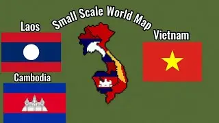 Small Scale in Minecraft Part 32: Laos, Cambodia, and Vietnam
