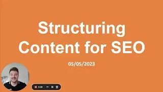 SEO Workshop:  Structuring content for SEO - Titles and subheading tags
