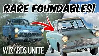 RARE FOUNDABLES! Flying Car, Dumbledore, Pickett, Harry & More | Wizards Unite
