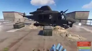 Rust - как быстро залутать космодром  ( дом с радиацией )
