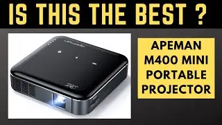 Apeman M400 mini portable projector review | Video DLP Pocket Projector for Home and Outdoor