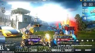 INVADER SET EMOTE WITH MAXED X-SUIT🔥ATTITUDE LOBBY VIDEO🔥BAAGHI X 18+BRAND🔥ZANEEQ PUBG